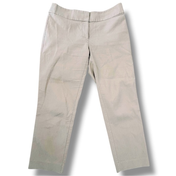 LOFT Pants - Ann Taylor LOFT Petites Size 6P Julie Straight Khaki Chino Pants Cott /Spandex